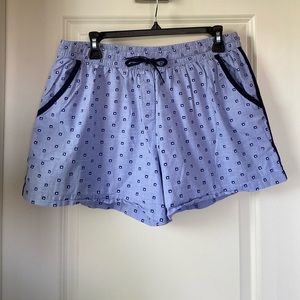 DKNY Pajama (PJ) Shorts, Blue, Size L